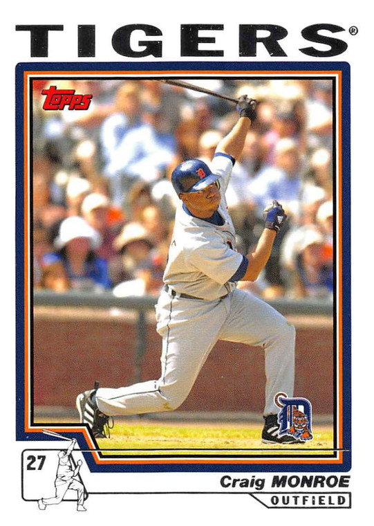 2004 Topps #570 Craig Monroe NM-MT Detroit Tigers 