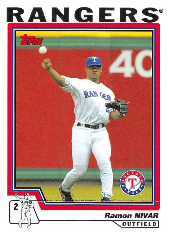 2004 Topps #576 Ramon Nivar NM-MT Texas Rangers 