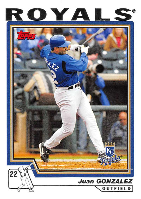 2004 Topps #604 Juan Gonzalez NM-MT Kansas City Royals 