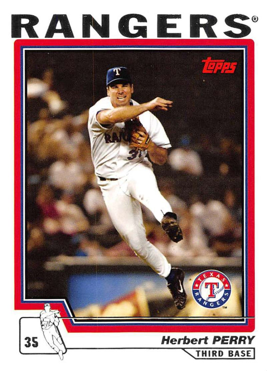 2004 Topps #633 Herb Perry NM-MT Texas Rangers 