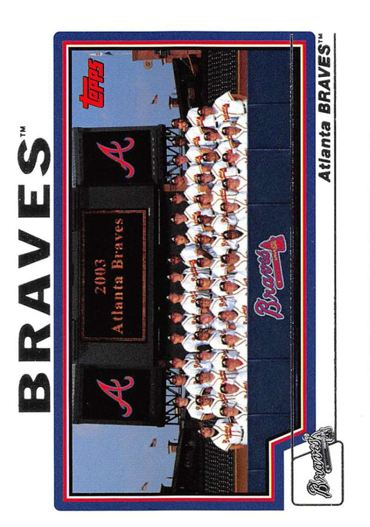 2004 Topps #640 Atlanta Braves TC NM-MT Atlanta Braves 