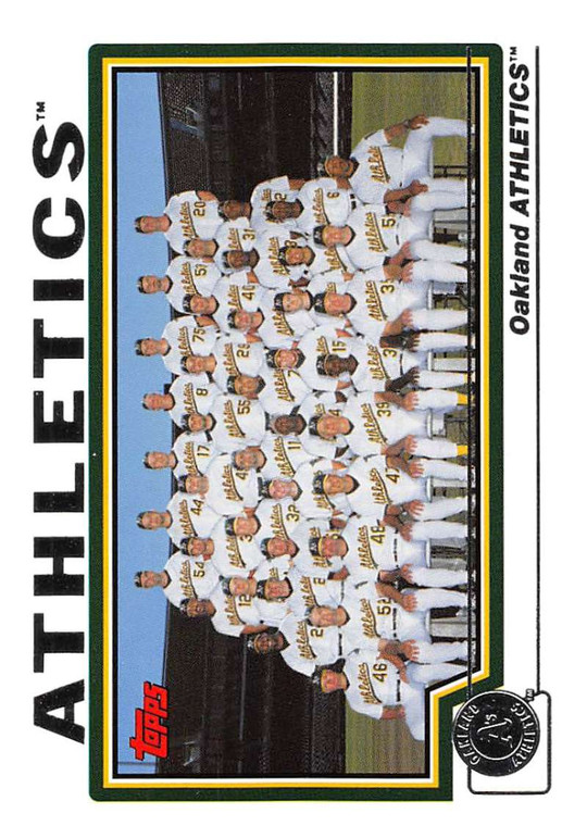 2004 Topps #658 Oakland Athletics TC NM-MT Oakland Athletics 