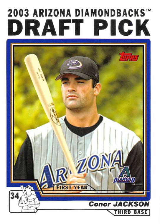 2004 Topps #671 Conor Jackson DP NM-MT RC Rookie Arizona Diamondbacks 