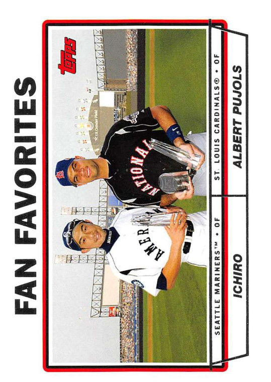 2004 Topps #694 Ichiro Suzuki/Albert Pujols NM-MT Seattle Mariners/St. Louis Cardinals 