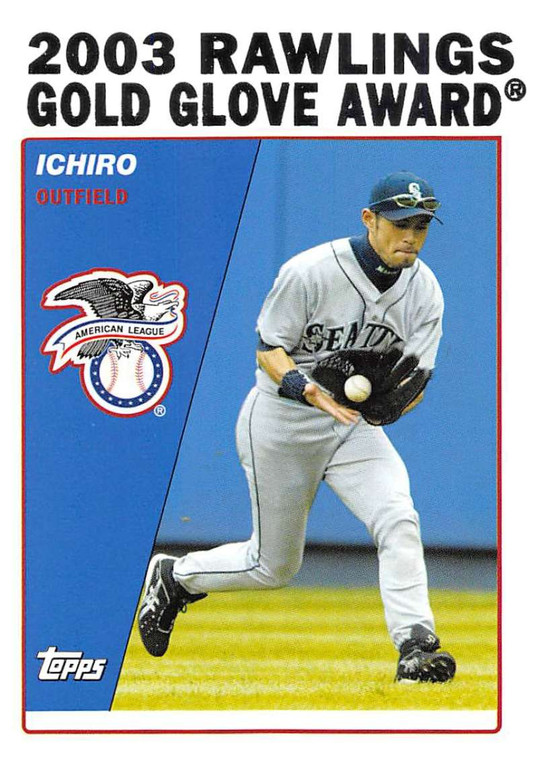 2004 Topps #703 Ichiro Suzuki GG NM-MT Seattle Mariners 