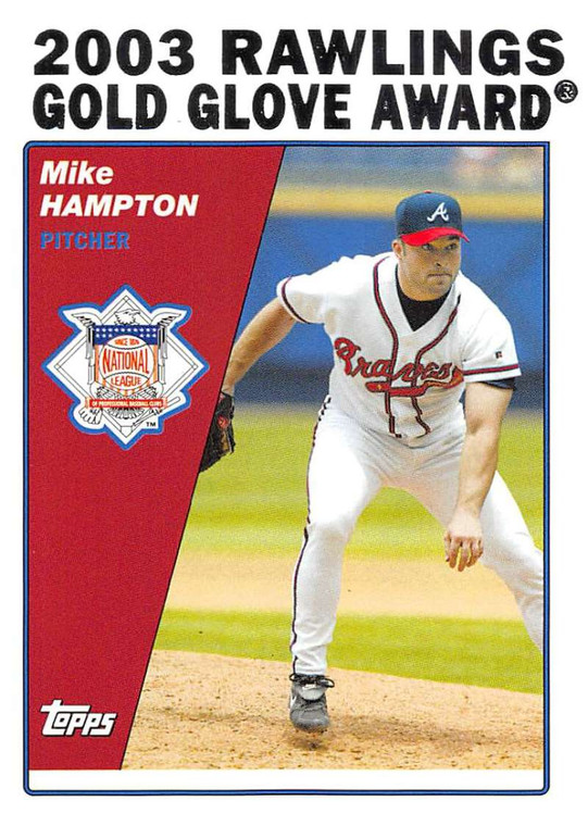 2004 Topps #705 Mike Hampton GG NM-MT Atlanta Braves 