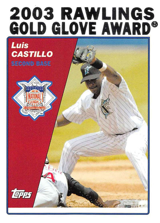 2004 Topps #708 Luis Castillo GG NM-MT Florida Marlins 
