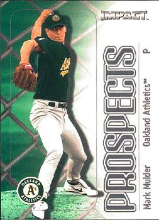 2000 Fleer Impact #49 Mark Mulder NM-MT  Oakland Athletics 