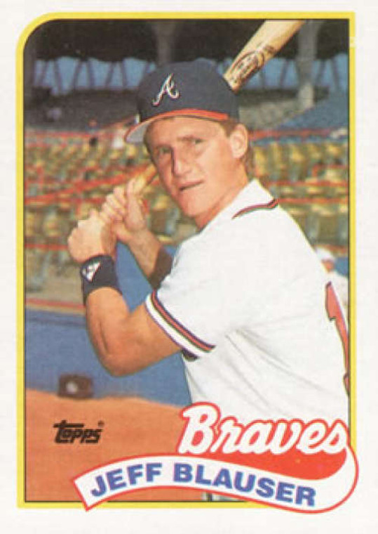 1989 Topps #83 Jeff Blauser NM-MT Atlanta Braves 