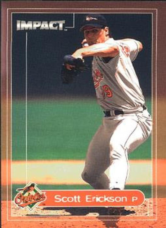2000 Fleer Impact #85 Scott Erickson NM-MT  Baltimore Orioles 