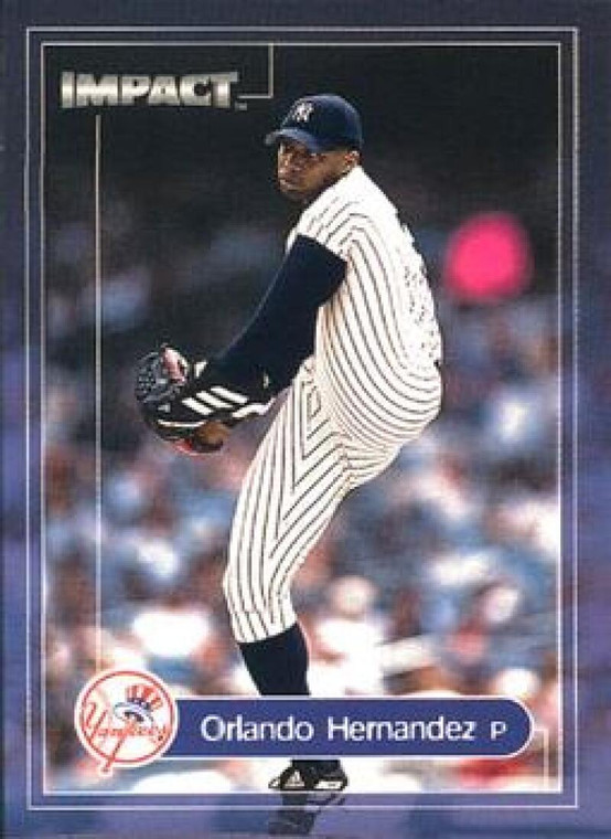 2000 Fleer Impact #109 Orlando Hernandez NM-MT  New York Yankees 