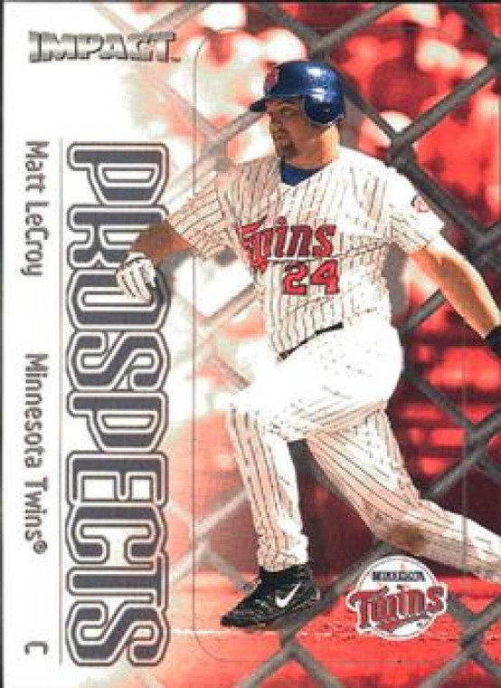 2000 Fleer Impact #141 Matt LeCroy NM-MT  Minnesota Twins 