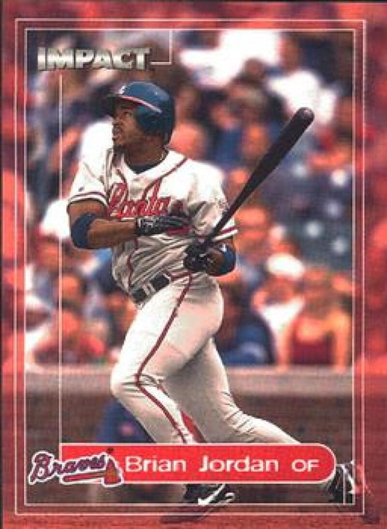 SOLD 175901 2000 Fleer Impact #149 Brian Jordan NM-MT  Atlanta Braves 
