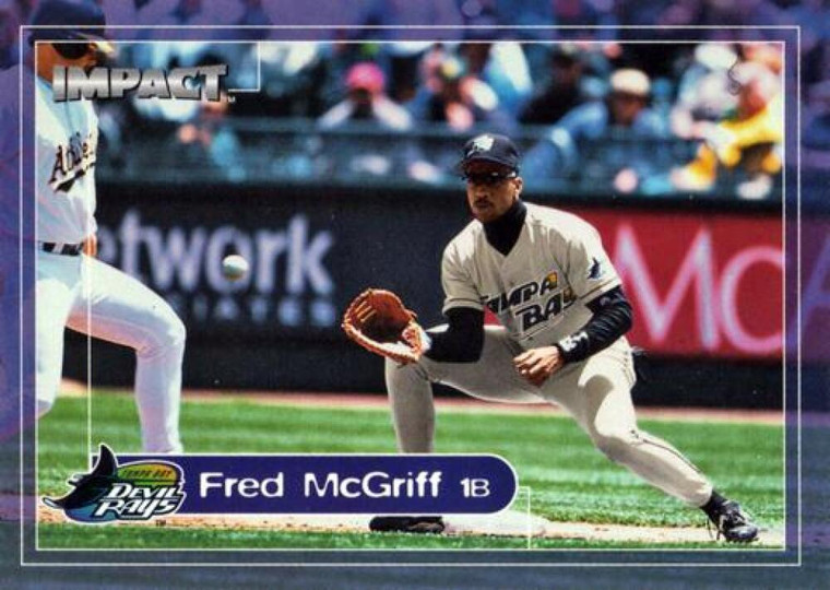 2000 Fleer Impact #153 Fred McGriff NM-MT  Tampa Bay Devil Rays 