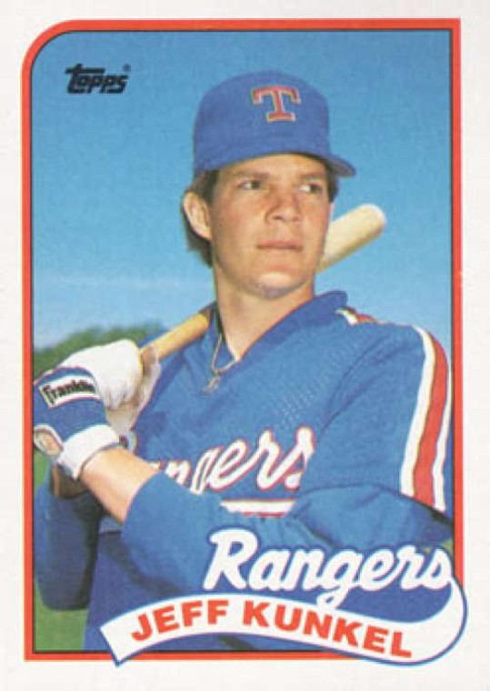 1989 Topps #92 Jeff Kunkel NM-MT Texas Rangers 