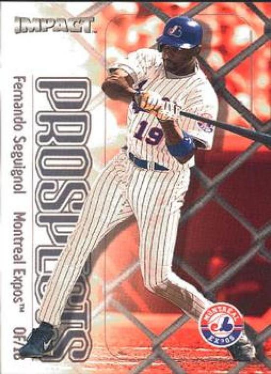2000 Fleer Impact #161 Fernando Seguignol NM-MT  Montreal Expos 