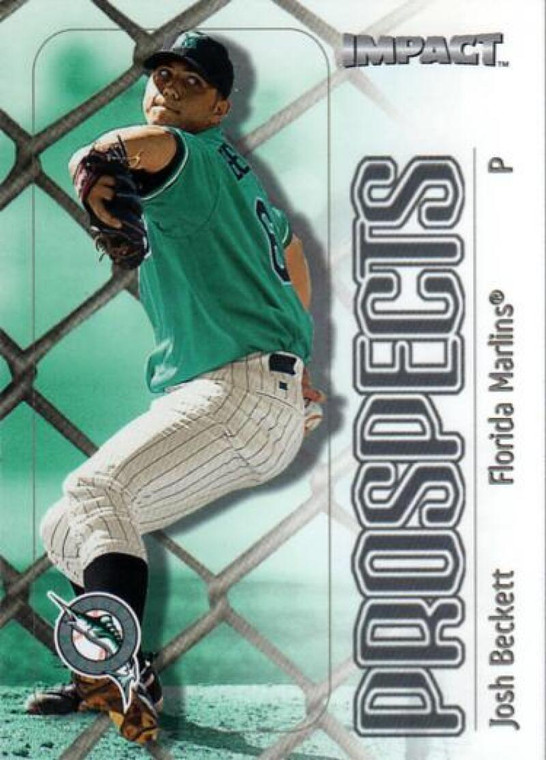 2000 Fleer Impact #165 Josh Beckett NM-MT  Florida Marlins 