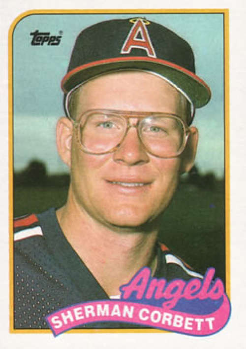 1989 Topps #99 Sherman Corbett NM-MT RC Rookie California Angels 