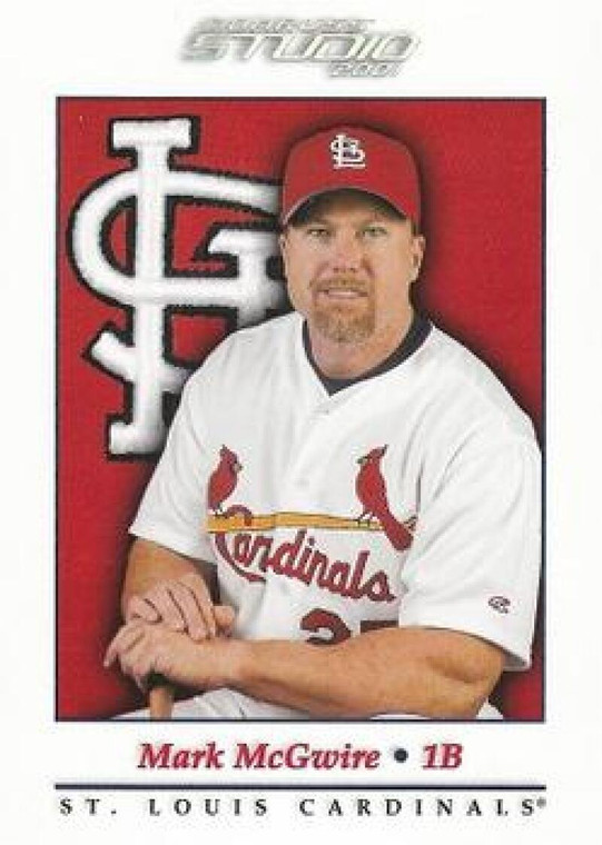 2001 Donruss Studio #15 Mark McGwire NM-MT  St. Louis Cardinals 