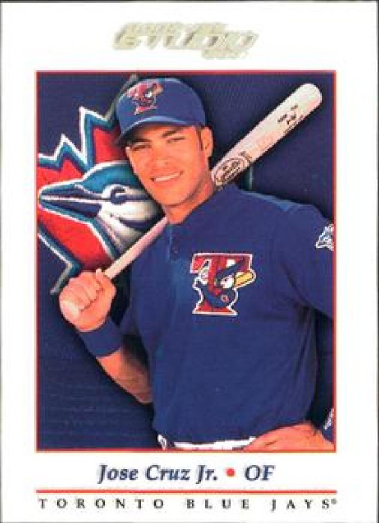 2001 Donruss Studio #31 Jose Cruz Jr. NM-MT  Toronto Blue Jays 