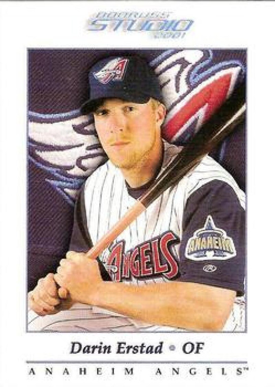 2001 Donruss Studio #34 Darin Erstad NM-MT  Anaheim Angels 