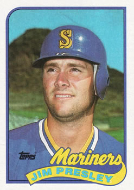 1989 Topps #112 Jim Presley NM-MT Seattle Mariners 