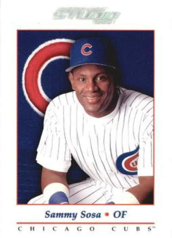 2001 Donruss Studio #112 Sammy Sosa NM-MT  Chicago Cubs 