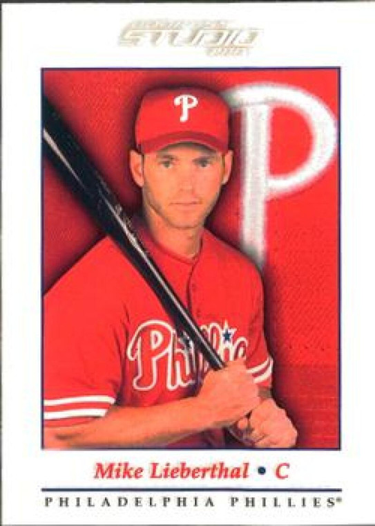 2001 Donruss Studio #132 Mike Lieberthal NM-MT  Philadelphia Phillies 