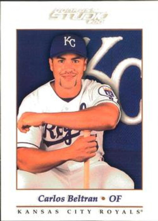 2001 Donruss Studio #147 Carlos Beltran NM-MT  Kansas City Royals 