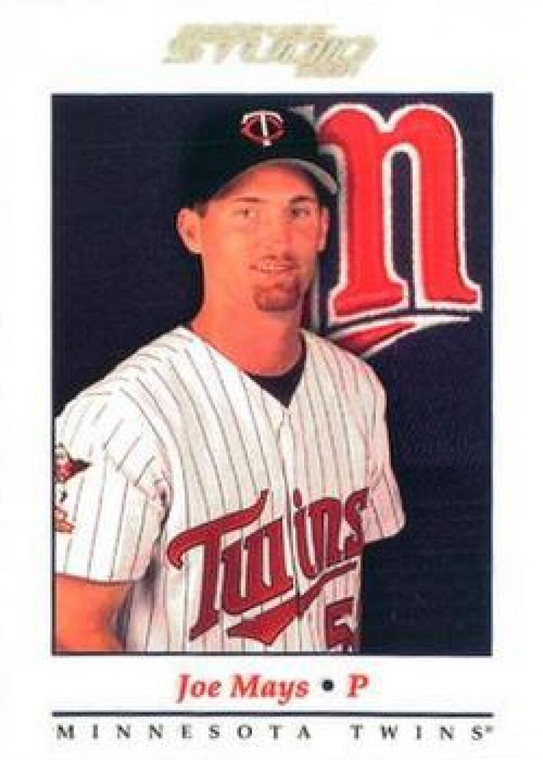 2001 Donruss Studio #150 Joe Mays NM-MT  Minnesota Twins 