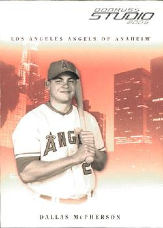 2005 Donruss Studio #3 Dallas McPherson NM-MT  Los Angeles Angels 