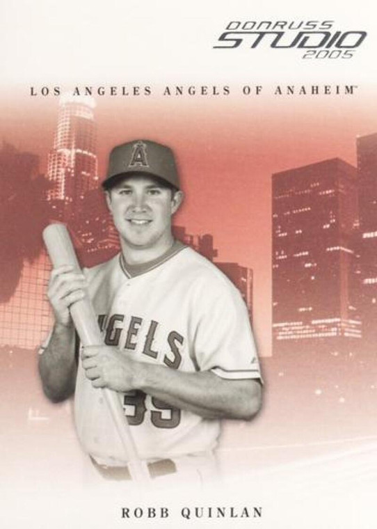 2005 Donruss Studio #10 Robb Quinlan NM-MT  Los Angeles Angels 
