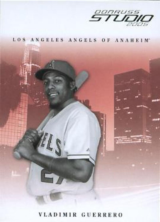 2005 Donruss Studio #13 Vladimir Guerrero NM-MT  Los Angeles Angels 