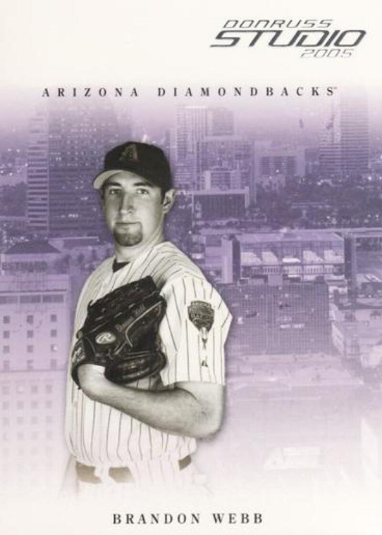 2005 Donruss Studio #14 Brandon Webb NM-MT  Arizona Diamondbacks 