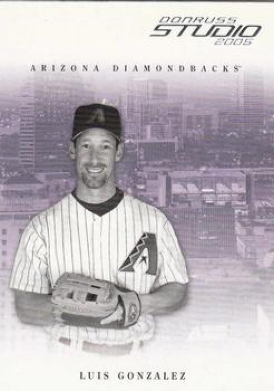 2005 Donruss Studio #17 Luis Gonzalez NM-MT  Arizona Diamondbacks 