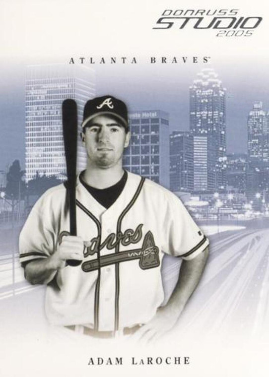 2005 Donruss Studio #24 Adam LaRoche NM-MT  Atlanta Braves 