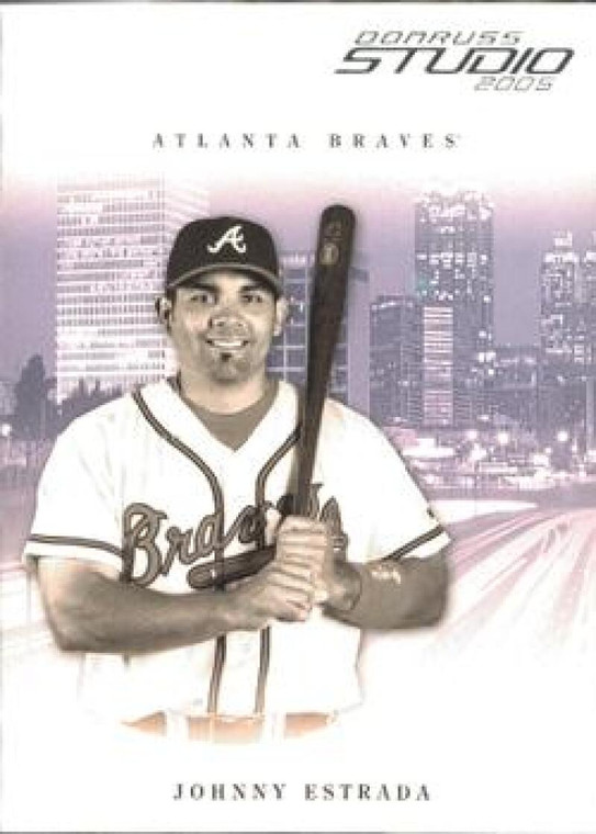 2005 Donruss Studio #29 Johnny Estrada NM-MT  Atlanta Braves 