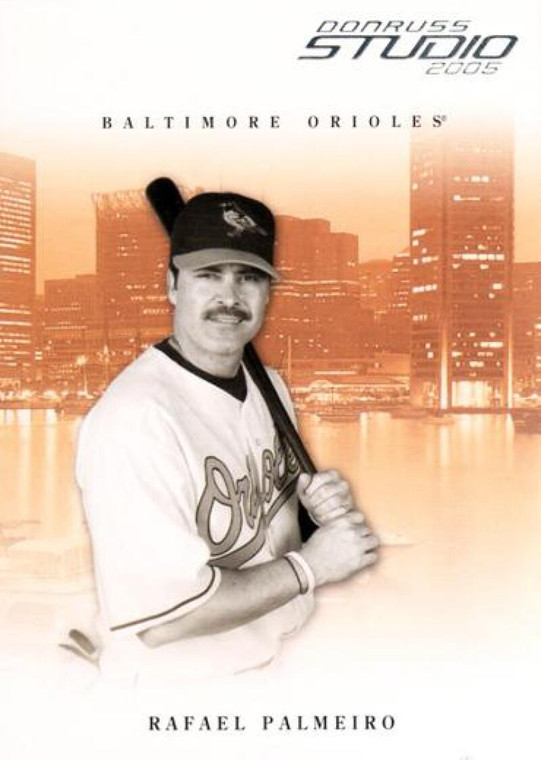 2005 Donruss Studio #39 Rafael Palmeiro NM-MT  Baltimore Orioles 