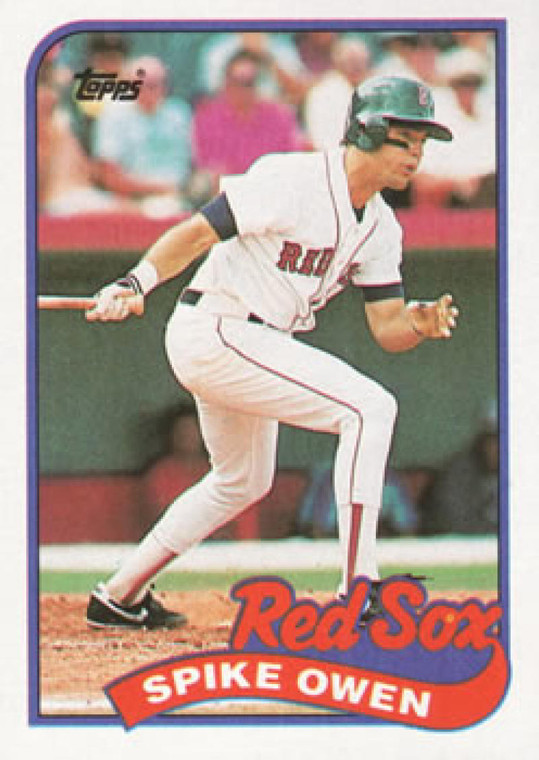 1989 Topps #123 Spike Owen NM-MT Boston Red Sox 
