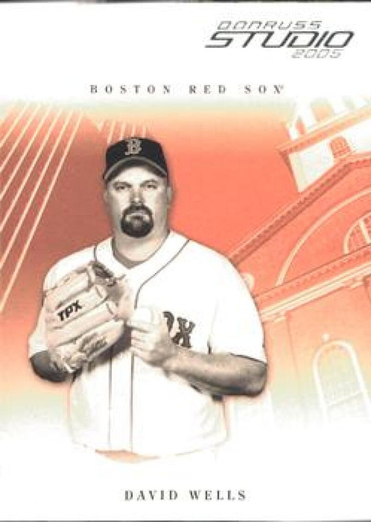 2005 Donruss Studio #46 David Wells NM-MT  Boston Red Sox 
