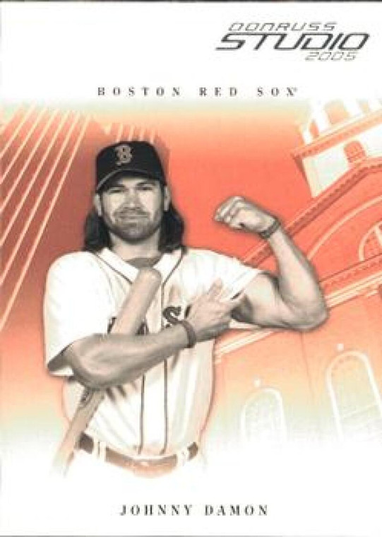 2005 Donruss Studio #50 Johnny Damon NM-MT  Boston Red Sox 