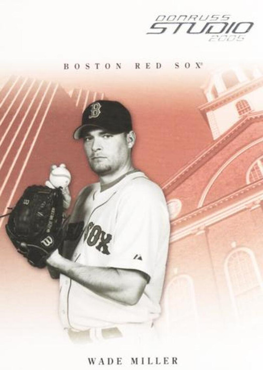 2005 Donruss Studio #55 Wade Miller NM-MT  Boston Red Sox 