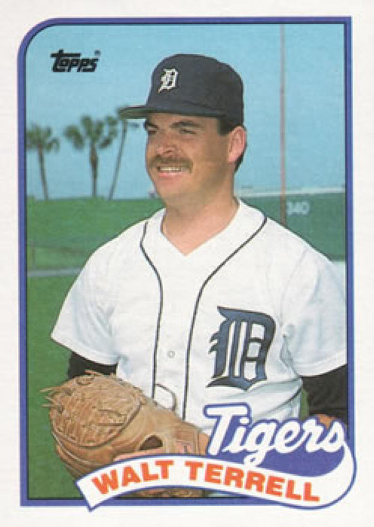 1989 Topps #127 Walt Terrell NM-MT Detroit Tigers 