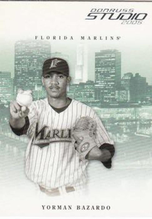 2005 Donruss Studio #127 Yorman Bazardo NM-MT  RC Rookie Florida Marlins 