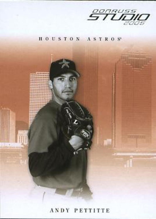 2005 Donruss Studio #128 Andy Pettitte NM-MT  Houston Astros 