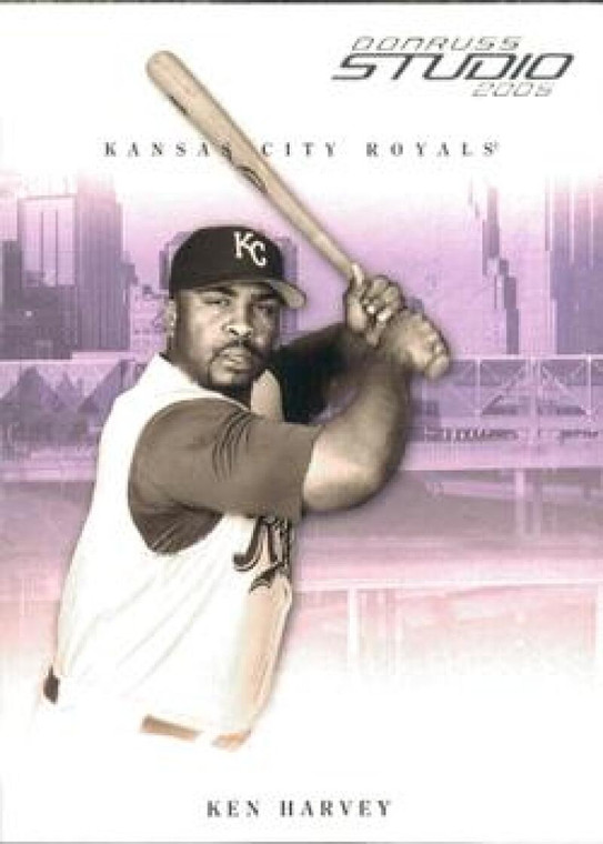 2005 Donruss Studio #143 Ken Harvey NM-MT  Kansas City Royals 