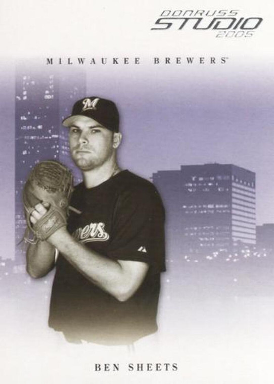 2005 Donruss Studio #160 Ben Sheets NM-MT  Milwaukee Brewers 