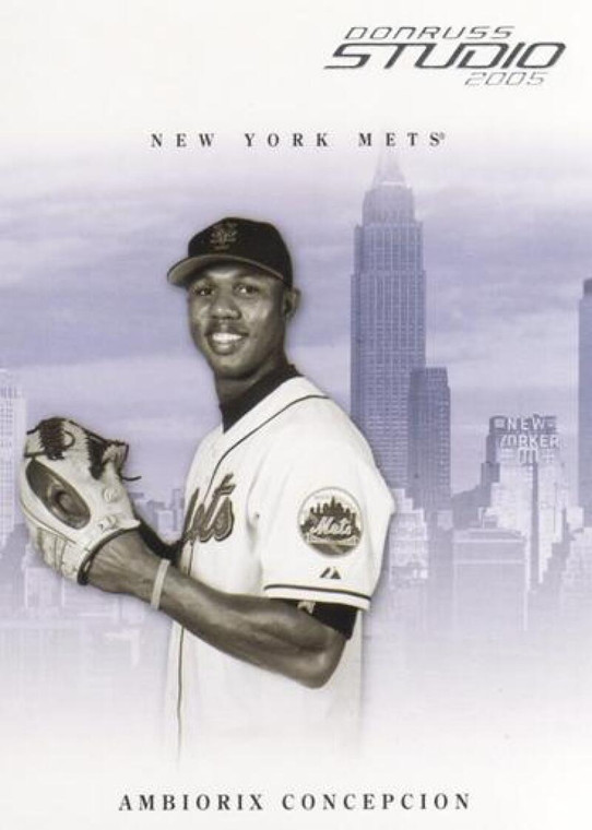 2005 Donruss Studio #178 Ambiorix Concepcion NM-MT  RC Rookie New York Mets 