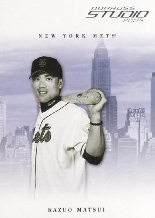 2005 Donruss Studio #182 Kazuo Matsui NM-MT  New York Mets 