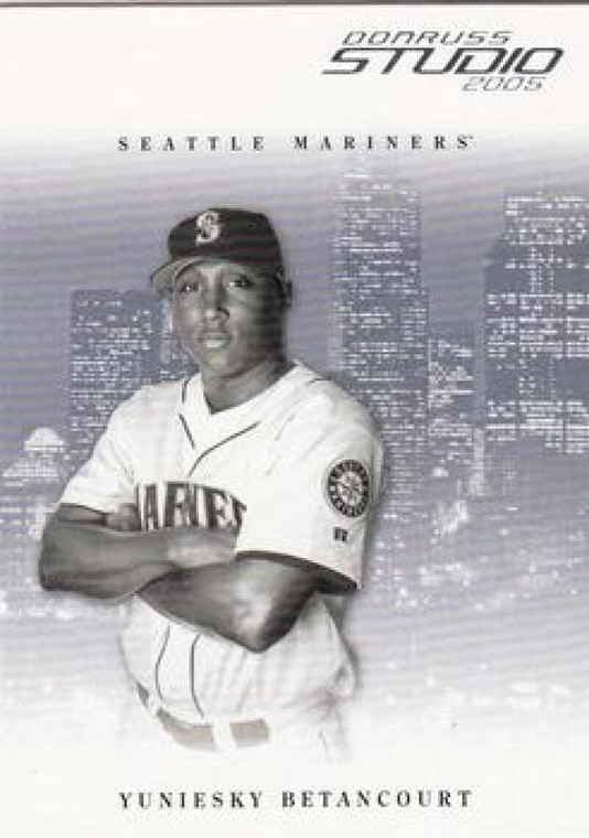 2005 Donruss Studio #191 Yuniesky Betancourt NM-MT  RC Rookie Seattle Mariners 